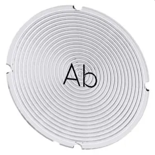 Siemens Einlegeschild rund milchig Symbol Ab 3SU1900-0AB71-0AE0