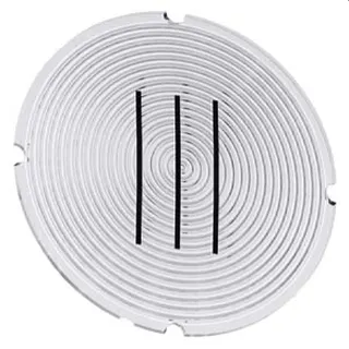 Siemens Einlegeschild rund milchig Symbol III 3SU1900-0AB71-0QD0