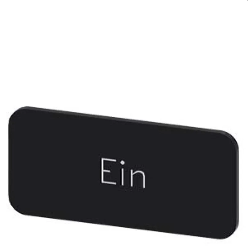 Siemens Bezeichnungsschild 12,5x27 Ein 3SU1900-0AC16-0AB0