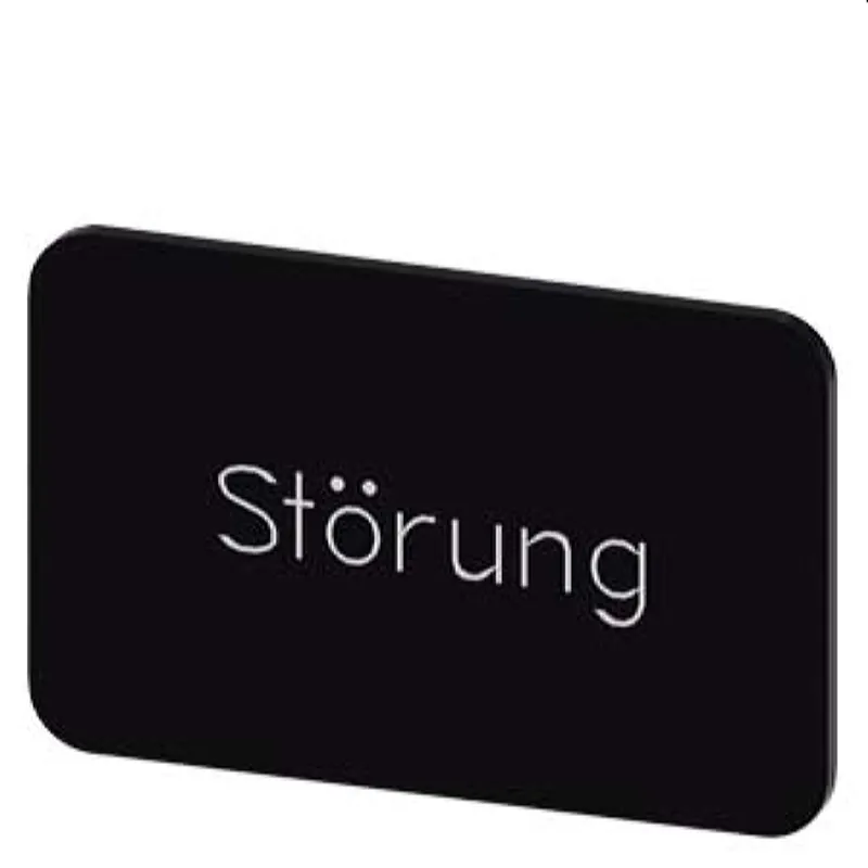 Siemens Bezeichnungsschild 17,5x27 Störung 3SU1900-0AD16-0AQ0