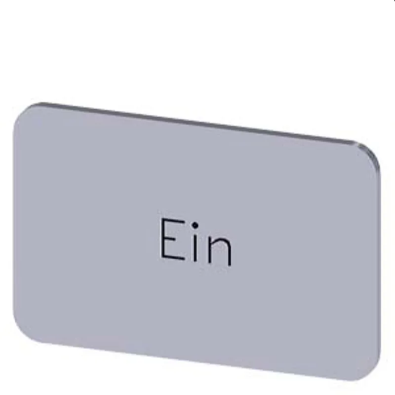 Siemens Bezeichnungsschild 17,5x27 Ein 3SU1900-0AD81-0AB0