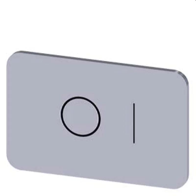 Siemens Bezeichnungsschild 17,5x27 O I 3SU1900-0AD81-0QG0