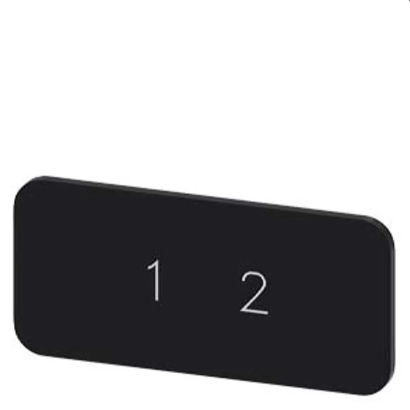 Siemens Bezeichnungsschild 12,5x27 1 2 3SU1900-0AC16-0QJ0