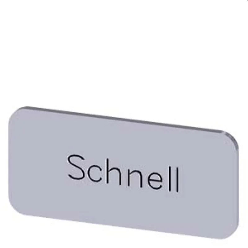 Siemens Bezeichnungsschild 12,5x27 schnell 3SU1900-0AC81-0AM0