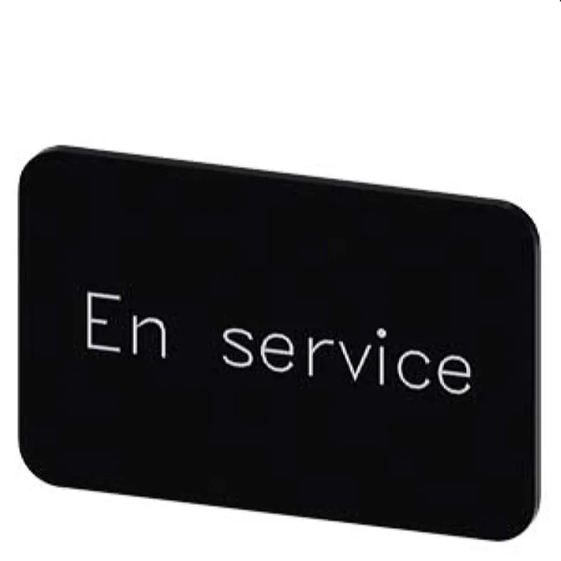 Siemens Bezeichnungsschild 17,5x27 En Service 3SU1900-0AD16-0GM0