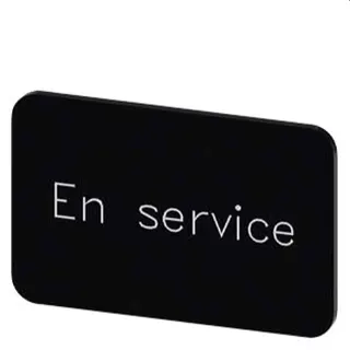 Siemens Bezeichnungsschild 17,5x27 En Service 3SU1900-0AD16-0GM0