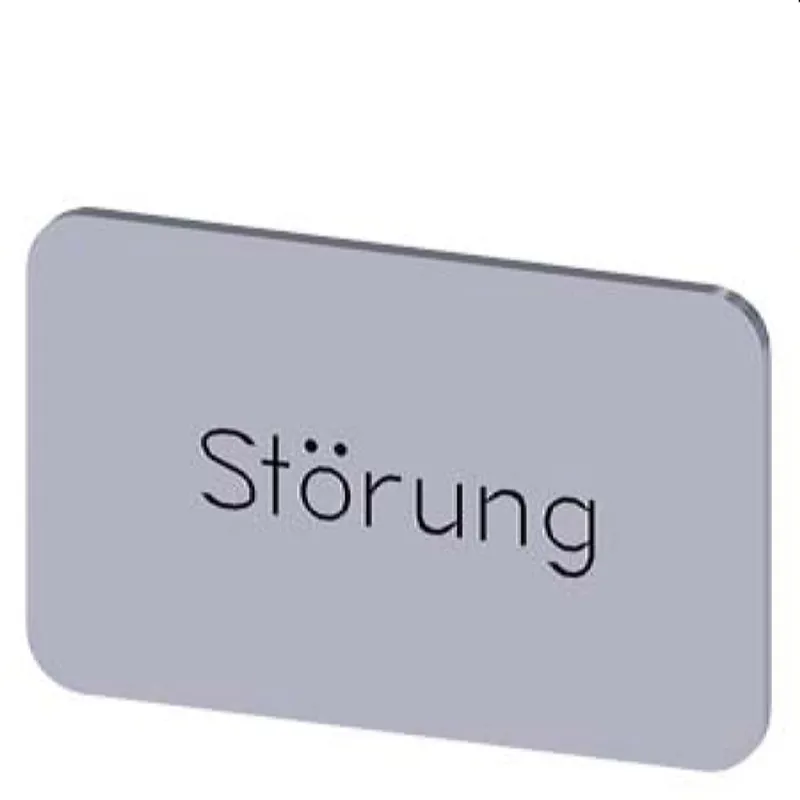 Siemens Bezeichnungsschild 17,5x27 Störung 3SU1900-0AD81-0AQ0