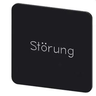Siemens Bezeichnungsschild 27x27 Störung 3SU1900-0AE16-0AQ0