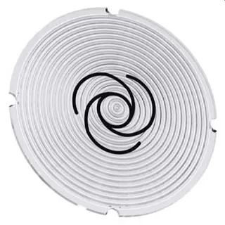 Siemens Einlegeschild rund milchig Symbol automatischer Ablauf 3SU1900-0AB71-0RQ0