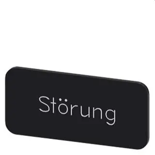 Siemens Bezeichnungsschild 12,5x27 Störung 3SU1900-0AC16-0AQ0