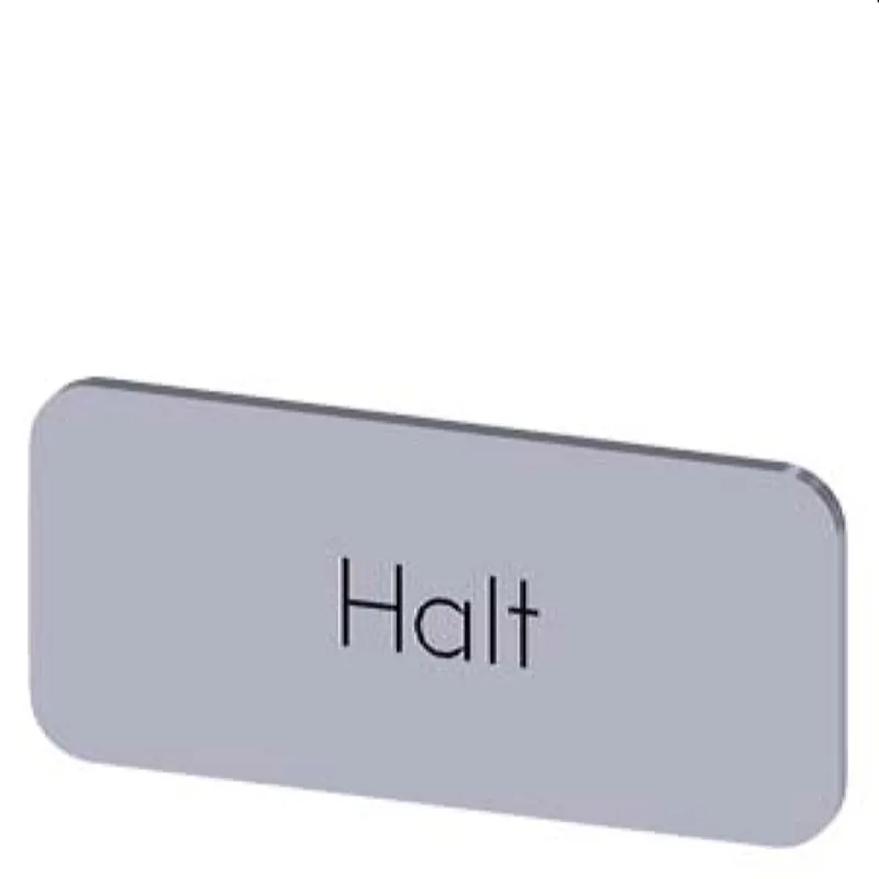 Siemens Bezeichnungsschild 12,5x27 Halt 3SU1900-0AC81-0AK0