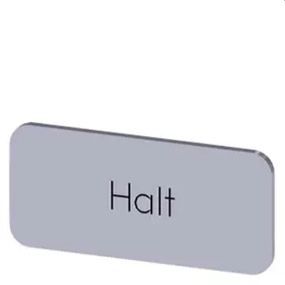 Siemens Bezeichnungsschild 12,5x27 Halt 3SU1900-0AC81-0AK0