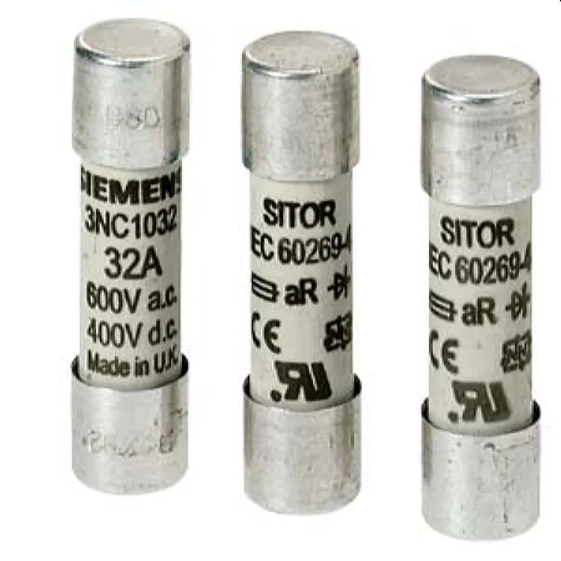 Siemens SITOR Zylindersicherungseinsatz 32A 660V AC/700V DC 3NC2232