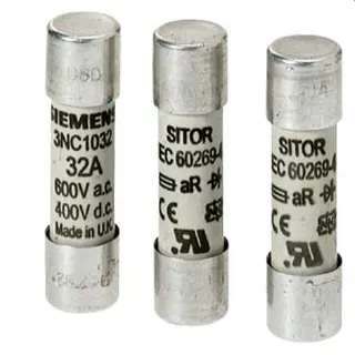 Siemens SITOR Zylindersicherungseinsatz 20A 660V AC/700V DC 3NC2220