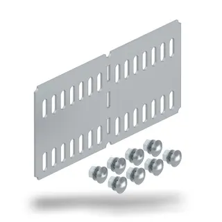 OBO Längs- und Winkelverbinder RLVL 100 FS für Kabelrinne, horizontal