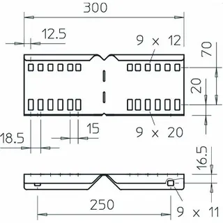 OBO Winkelverbinder LWVG 110 FS für Kabelleiter – Bild 2