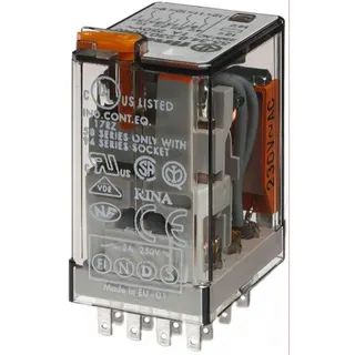 Finder Miniatur-Industrie-Steckrelais 55.34.8.230.0054 10 STK