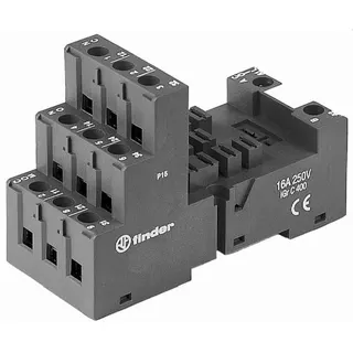 Finder Relaisfassung 92030 schwarz 10 STK