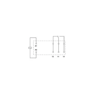 Phoenix Contact Einzelrelais REL-MR- 24DC/21HC/MS steckbar 24V DC