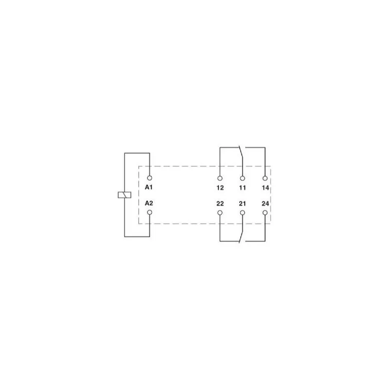 Phoenix Contact Einzelrelais REL-MR- 24DC/21-21/MS steckbar 24V DC