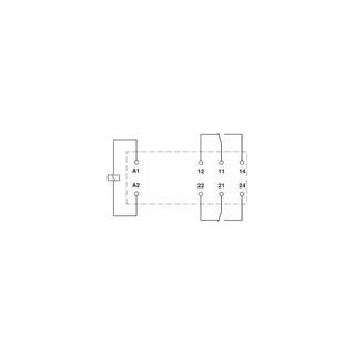 Phoenix Contact Einzelrelais REL-MR- 24DC/21-21/MS steckbar 24V DC