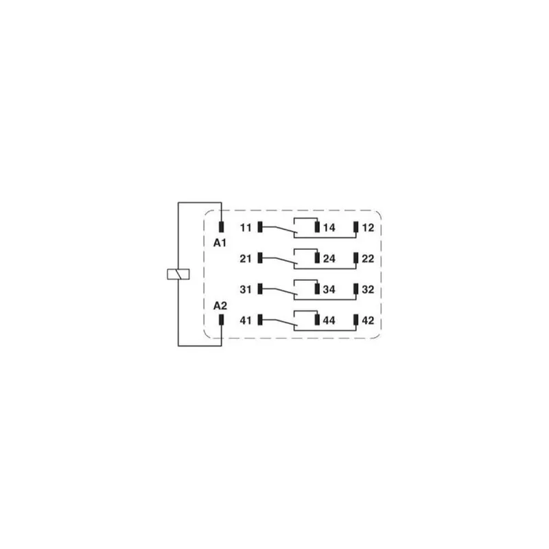 Phoenix Contact Einzelrelais REL-IR4/LDP- 12DC/4X21 steckbar 12V DC