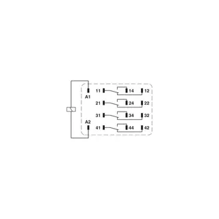 Phoenix Contact Einzelrelais REL-IR4/LDP- 12DC/4X21 steckbar 12V DC