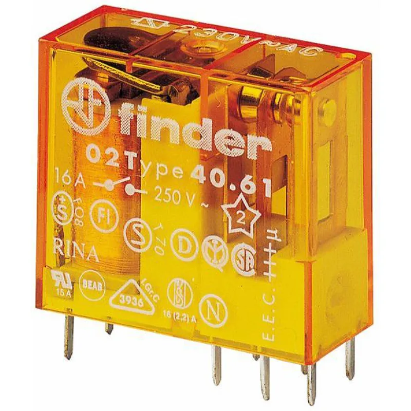 Finder Steck-/Printrelais 40.61.8.024.4000