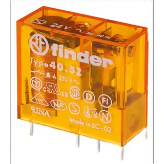 Finder Steck-/Printrelais 40.52.8.012.0000 12VAC 1 STK