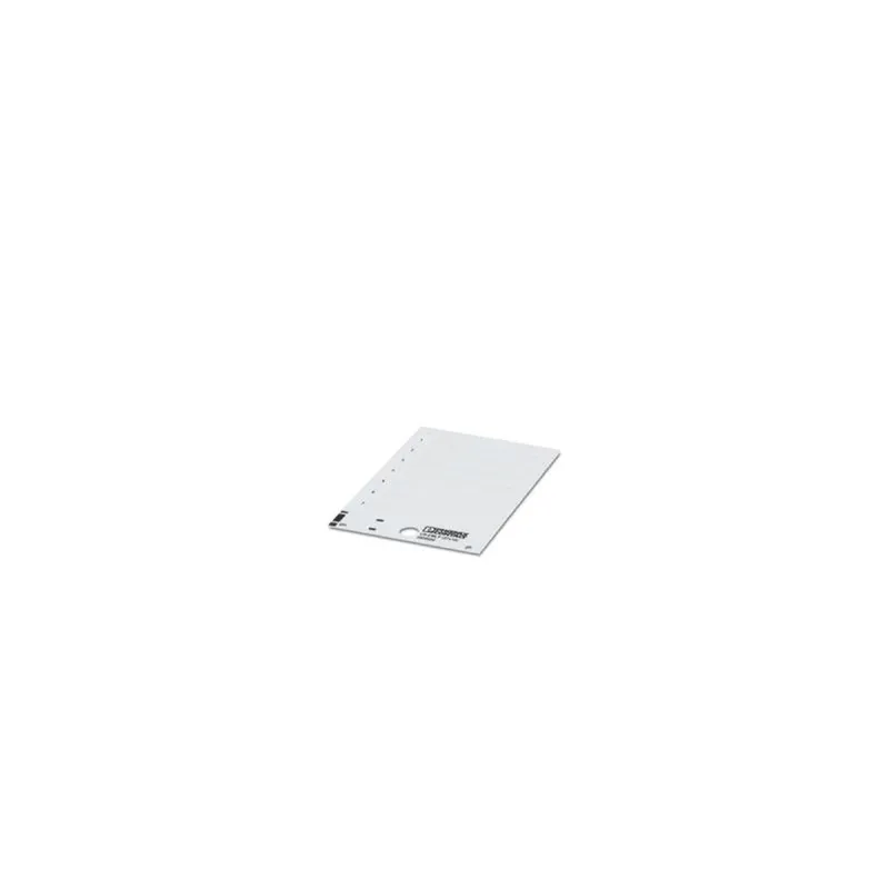 Phoenix Contact Kunststoffschild US-EMLP (85,6X54) weiss unbeschriftet