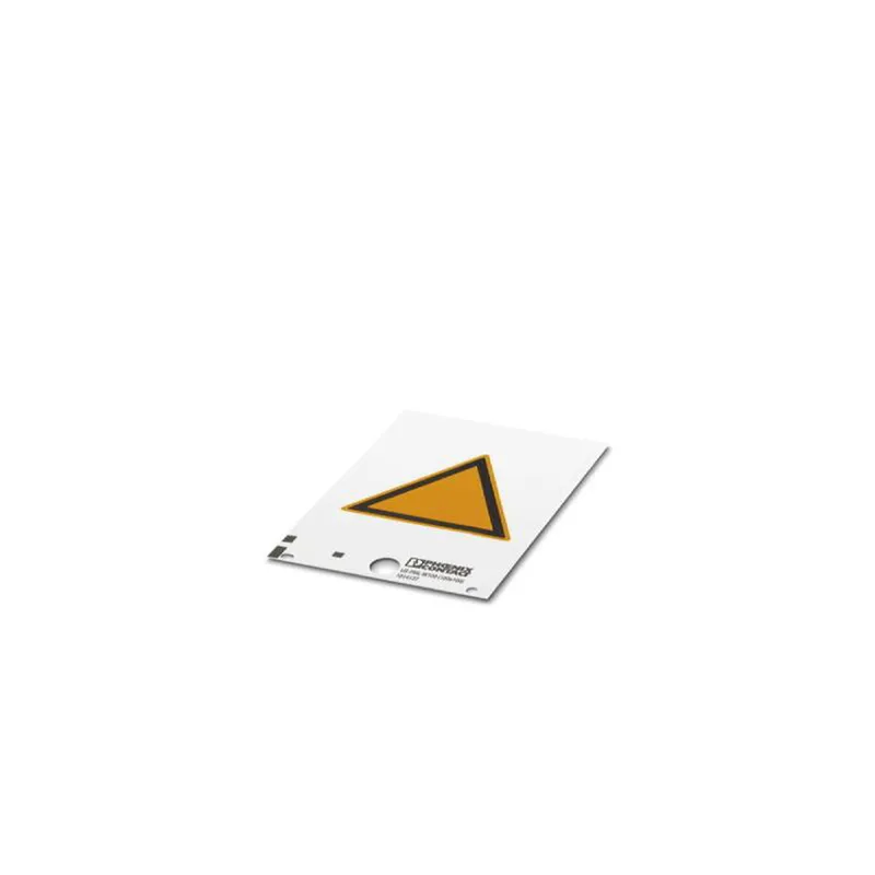 Phoenix Contact Warnschild US-PML-W100 (50X50) gelb unbeschriftet