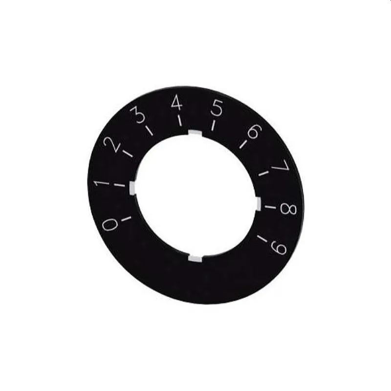Siemens Bezeichnungsschild 0-9 3SU1900-0BG16-0RT0