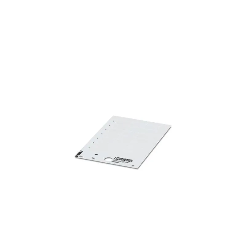 Phoenix Contact Kunststoffschild US-EMLP (27X18) weiss unbeschriftet