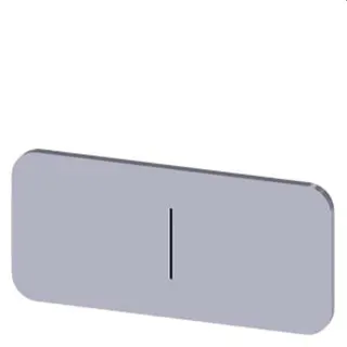 Siemens Bezeichnungsschild 12,5x27 I 3SU1900-0AC81-0QB0