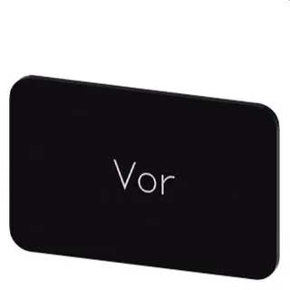 Siemens Bezeichnungsschild 17,5x27 Vor 3SU1900-0AD16-0AF0