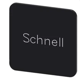 Siemens Bezeichnungsschild 22x22 schnell 3SU1900-0AF16-0AM0