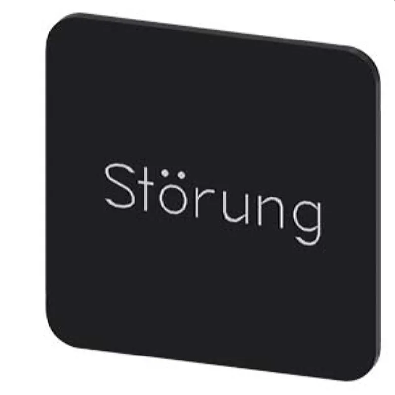 Siemens Bezeichnungsschild 22x22 Störung 3SU1900-0AF16-0AQ0