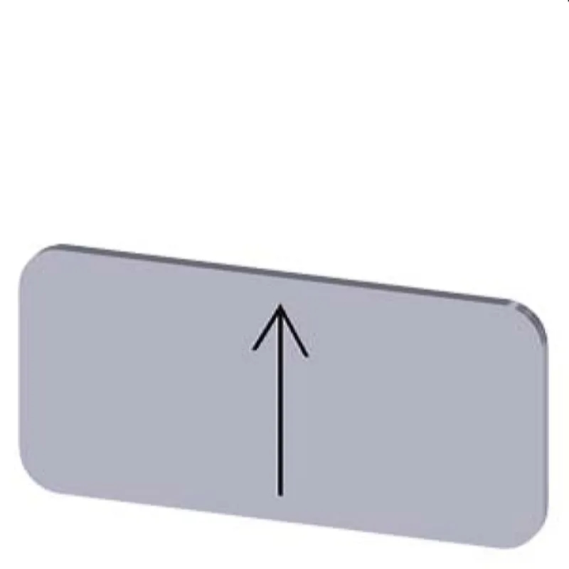 Siemens Bezeichnungsschild 12,5x27 Pfeil oben 3SU1900-0AC81-0QS0