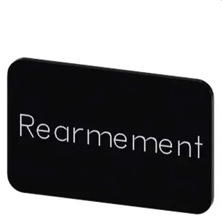 Siemens Bezeichnungsschild 17,5x27 REARMEMENT 3SU1900-0AD16-0GV0