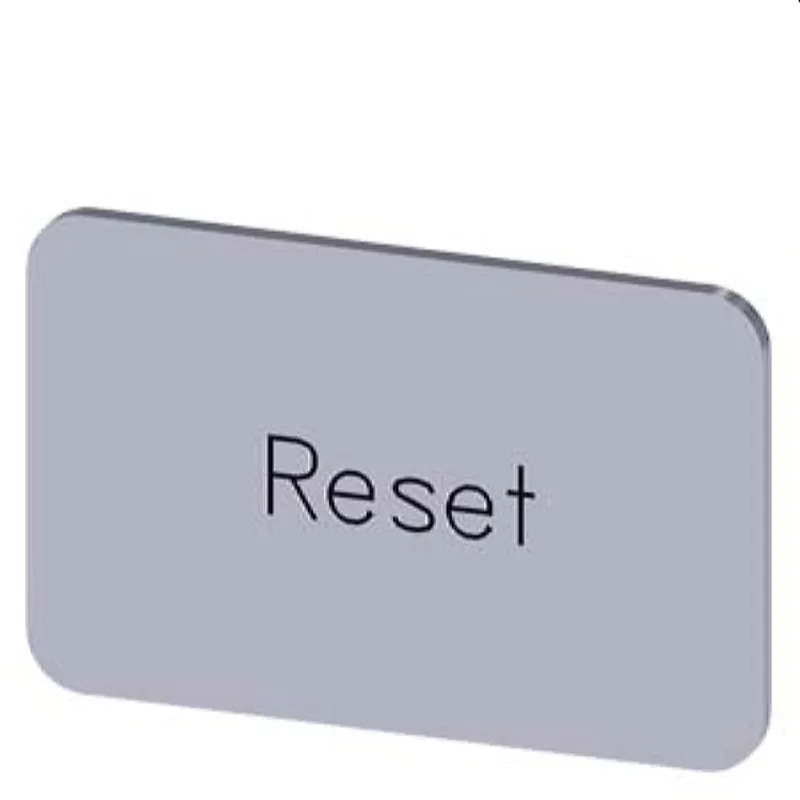 Siemens Bezeichnungsschild 17,5x27 Reset 3SU1900-0AD81-0DU0