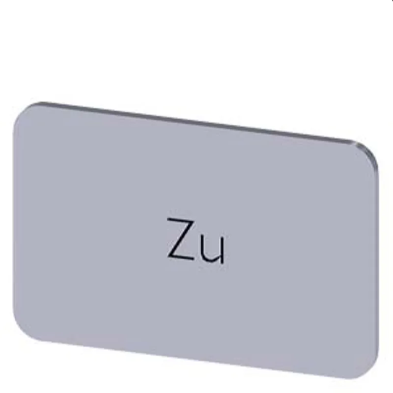 Siemens Bezeichnungsschild 17,5x27 Zu 3SU1900-0AD81-0AL0