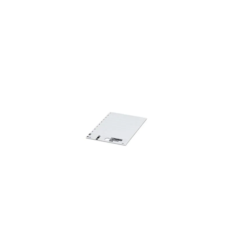 Phoenix Contact Kunststoffschild US-EMLP (8,8X15) weiss unbeschriftet