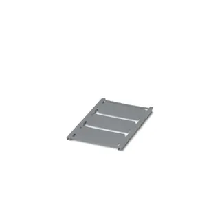 Phoenix Contact Kunststoffschild UC-EMLP (60X30) SR silber unbeschriftet