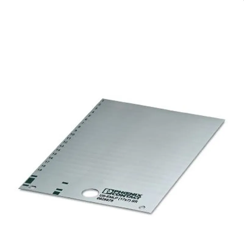 Phoenix Contact Kunststoffschild US-EMLP (17X7) SR silber unbeschriftet