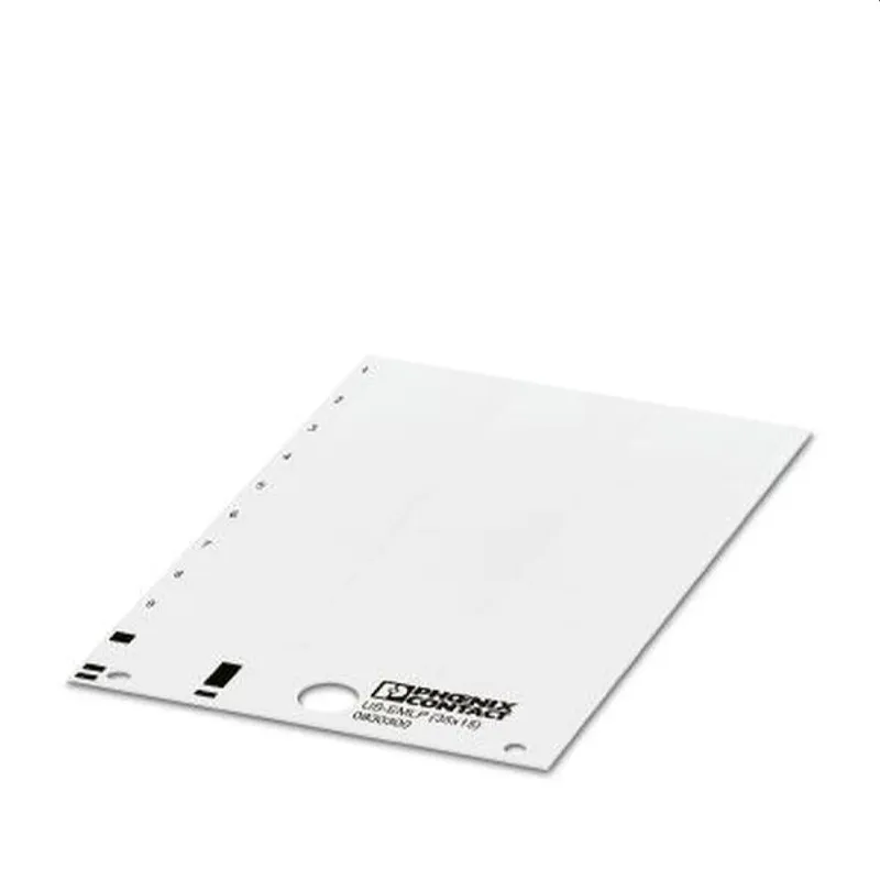 Phoenix Contact Kunststoffschild US-EMLP (35X15) weiss unbeschriftet