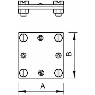 OBO Kreuzverbinder 256/A-DIN 40 40mm – Bild 2