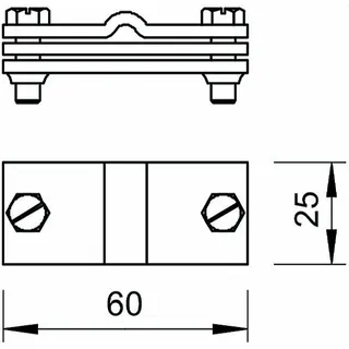 OBO Erdanschlussklemme 937 60mm – Bild 2