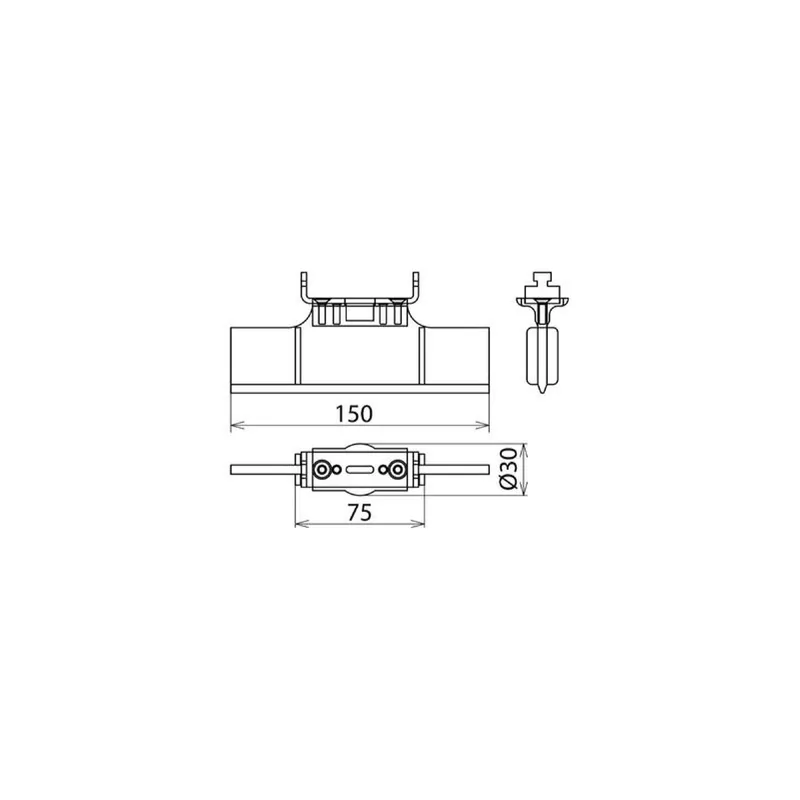 Dehn & Söhne Sperrelement 785644 SE NH2 3 f. NH Gr.2-3