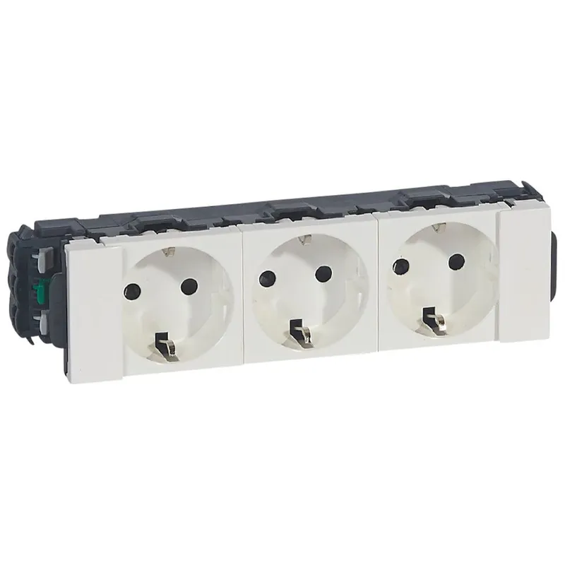 Legrand Steckdose 077203 Mosaic 3-f.16 A/250V ultraws