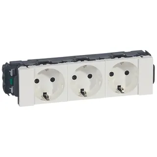 Legrand Steckdose 077203 Mosaic 3-f.16 A/250V ultraws